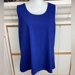 DC& Co. stretchy tank NWOT oversized between purple and royal blue